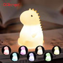 Axyaa Silicone LED Night Light for Kids - USB Rechargeable RGB Touch Lamp
