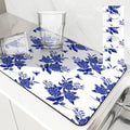 Axyaa Absorbent Draining Mat: Quick Dry Super Draining, Dish Drying, Bathroom Drain Pad