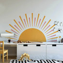 Axyaa Boho Sun Wall Stickers for Boy's Room Nursery Decor