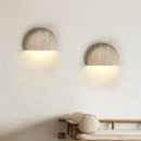 Axyaa Wabi-Sabi Stone Wall Lamp for Retro Living Room Ambiance