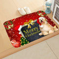Axyaa Christmas Animal Print Door Mat - Non-Slip Home Decoration