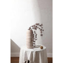Axyaa White Tall Floor Vase, 18'' Large Ceramic Rustic Vase for Pampas Grass Bouquet