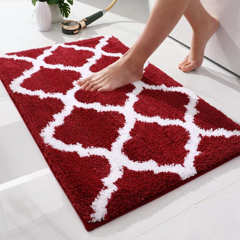 Axyaa Super Absorbent Microfiber Bath Mat - Non-slip Shower Carpet