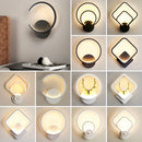Axyaa Nordic Acrylic LED Wall Sconce Modern Bedroom Lighting Fixture