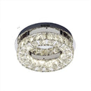 Axyaa Round Crystal LED Ceiling Light - Modern Simple Elegant Lighting
