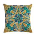 Axyaa Geometric Mandala Cushion Cover Symmetrical Decorative Pillowcase