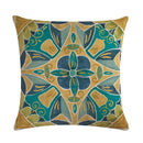 Axyaa Geometric Mandala Cushion Cover Symmetrical Decorative Pillowcase