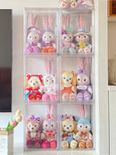 Axyaa Acrylic Doll Storage Display Cabinet for Children's Plush Toys