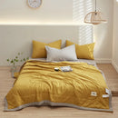 Axyaa Summer Cool Quilt | Japanese Washed Cotton | Single & Double Sizes | Lightweight