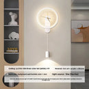 Axyaa Modern LED Wall Clock Light for Home Interior Decoration