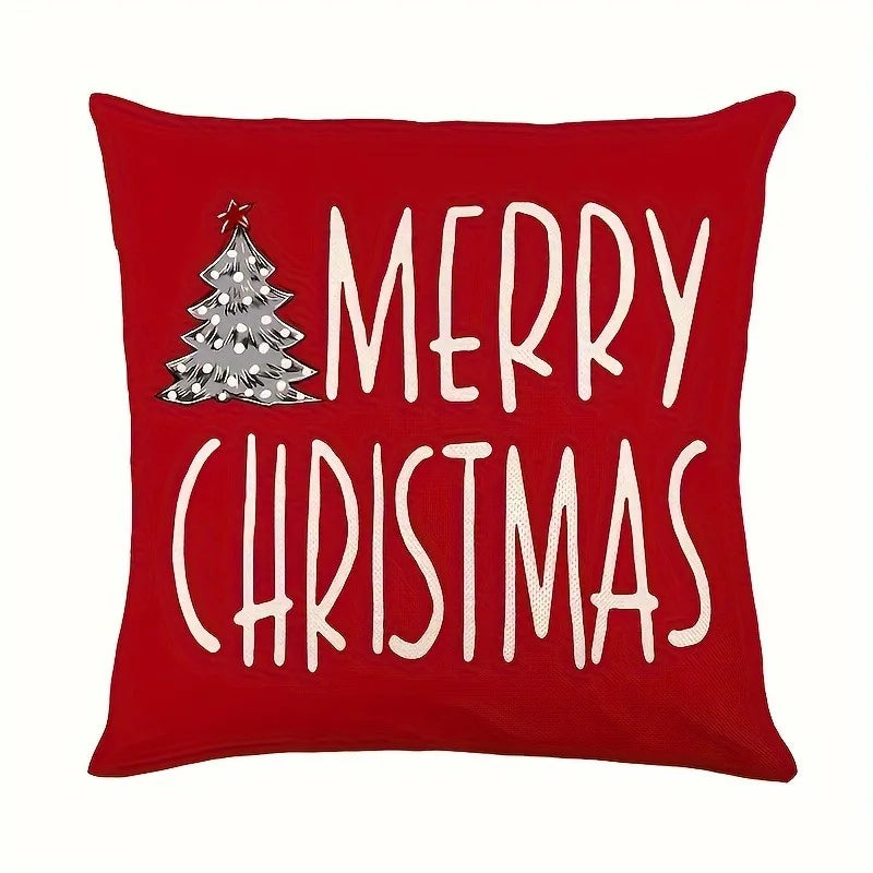 Axyaa Christmas Snowman Pillowcase: Festive Home Decoration & New Year Gift