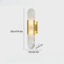 Axyaa Marble Wall Lamp: Postmodern Living Room TV Background Creative Art Light Luxury