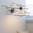 Axyaa Swing Arm LED Wall Lamp - White Ceramic Interior Mirror Light