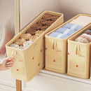 Axyaa Jeans Compartment Divider Box: Closet Drawer Organizer for Clothes, Underwear, and Bras
