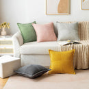 Axyaa Velvet Cushion Cover 45x45cm for Living Room, Sofa, Car - Nordic Home Decor
