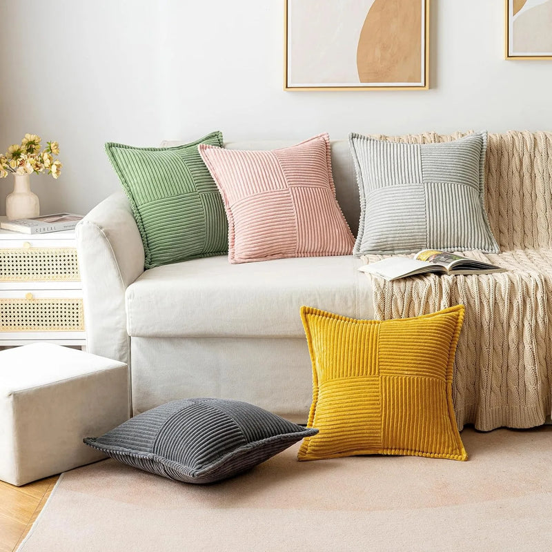 Axyaa Velvet Cushion Cover 45x45cm for Living Room, Sofa, Car - Nordic Home Decor