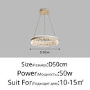 Axyaa Modern LED Living Room Pendant Light - Elegant Dining Room Fixture