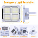 Axyaa Solar Floodlight - Portable LED Spotlight with 200W Power & Emergency Lighting