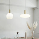 Axyaa Nordic Glass Pendant Light for Dining Kitchen Bedroom Living Room