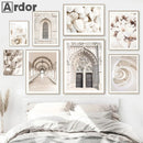 Axyaa Islamic Mosque Calligraphy Wall Art Canvas Painting for Living Room