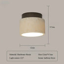 Axyaa Antique Style Entrance Ceiling Light for Corridor, Balcony, Foyer in Japanese Yellow Stone