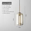 Axyaa Nordic Glass Pendant Light for Home Kitchen Restaurant