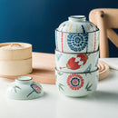 Axya Ceramic Cover Bowl Eat Soup Pot Chicken Stew Cup Tableware