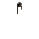 Axyaa Ellipse Wall Lights: Gold, Black, Copper, White; 3 Color Temperature Dimming