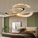 Axyaa Modern LED Crystal Pendant Light for Home Decor