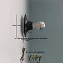 Axyaa LED Wall Light Mirror Iron Bedside Wall Lamp for Bathroom Bedroom