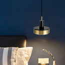 Axyaa Marble Copper LED Pendant Light - Modern Living Room Chandelier