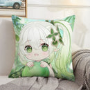 Axyaa Decorative Pillow Covers for Sofa Cushions - Genshin Impact Inspired Home Decor