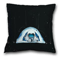 Axyaa Spaceman Astronaut Ocean Blue Pillow Cover for Home D��cor