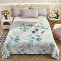 Axyaa Cool Silk Hyaluronic Acid Summer Quilt - Knitted, Printed, Comfortable, Breathable