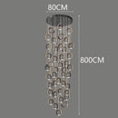 Axyaa Staircase Chandeliers: Modern LED Pendant Light Lamps for Living Room