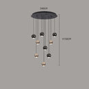 Axyaa Nordic LED Pendant Light Chandelier Modern Home Decor for Living Room