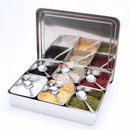 Axya Spice Rack Set with Pepper Sprayer and Seasoning Box