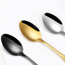 Axyaa Gold Stainless Steel Cutlery Set - Knife Fork Spoon FlatwareLuxury Dining Tableware