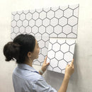 Axyaa Thicker Marble Peel and Stick Backsplash Tiles 12"x12" Self Adhesive for Anyroom