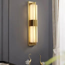 Axyaa Pure Copper Marble Wall Lamp for Bedroom, Staircase, and Outdoor Spaces