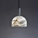 Axyaa Marble Art LED Chandelier - Luxury Dining Room Ceiling Lighting