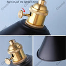 Axyaa Color Iron Wall Lamp for Living Room, Bedroom, Hallway - Retro Creative LED Lighting
