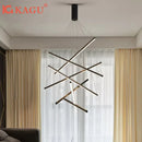 Axyaa LED Chandelier for Stair Hall Bedroom Room, Modern Indoor Lighting Fixture