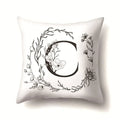 Nordic Style Letter Wreath Pillow Cover by Axyaa - Home Decor Essential