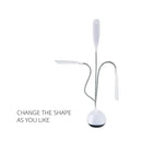 Axyaa LED Table Reading Lamp: Portable, Flexible, Battery Powered, Eye Protection Nightlight