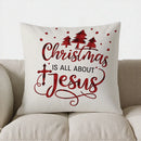 Axyaa Winter Festive Decorative Pillow Cover: Sofa, Bedroom, Car Cushion Cover