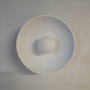Axyaa Round Resin Wall Lamp with Plastic Ball Lampshade, LED Sconce for Bedroom, Corridor