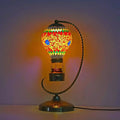 Axyaa Handcrafted Mosaic Hot Air Balloon Table Lamp Glass Bed Night Light