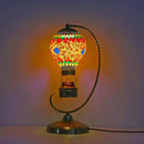 Axyaa Handcrafted Mosaic Hot Air Balloon Table Lamp Glass Bed Night Light