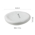 Axyaa Matte Ceramic Irregular Plate Set for Molecular Cuisine and Sushi Dining